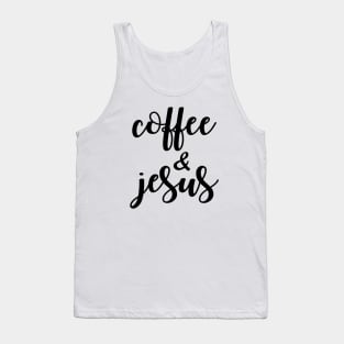 coffee & jesus Tank Top